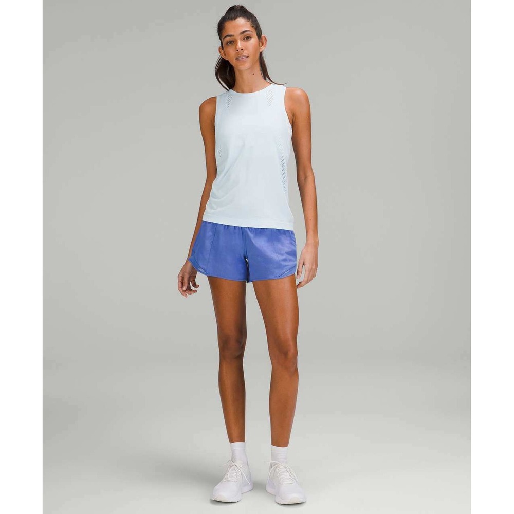 Lululemon Hotty Hot High-Rise Lined Short 4 Blue Nile LW7AVGT Size 6